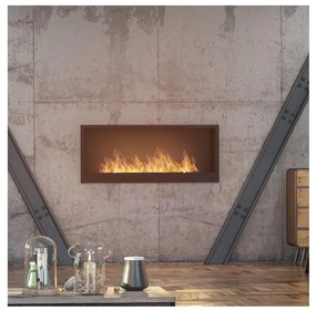 InFire - Beépített BIO kandalló 120x50 cm 3kW fekete INSIDE 1200