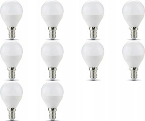 Led izzó golyó kis menetes E14 3W 300lm szín Meleg izzó szett 10db