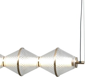 Italux modern függeszték fuente átlátszó arany itxpnd-34395-5-hbr