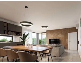 LED2 - LED Dimmelhető csillár zsinóron SATURN LED/50W/230V 3000K/4000K fehér