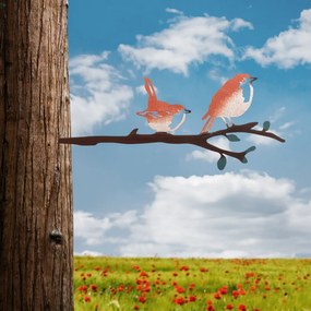 Bird fém kerti dísztárgy, 22×55 cm