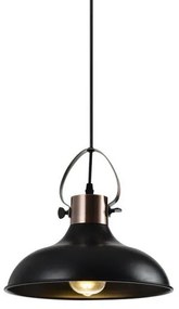 Lámpa Mennyezeti lámpatest MEES,2363,AC220-240V,50/60Hz,1*E27,IP20,átmérő 30cm,egyes,fekete