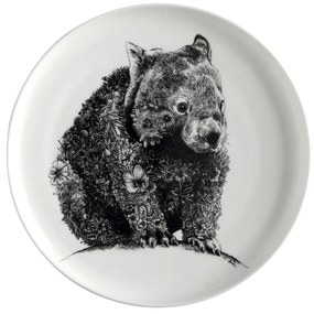 Marini Ferlazzo Wombat fehér porcelán tányér, ø 20 cm - Maxwell &amp; Williams