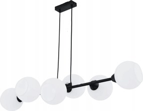 FĂŒggĆlĂĄmpa Mennyezeti CsillĂĄr Gömbök fekete Modern tejfehĂ©r