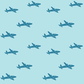 Fali Tapéta A Gyerekszobába Repülőgépekkel