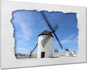 Festmények 120x80 Szélmalom