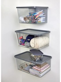Újrahasznosított műanyag fali tárolódoboz iD Wallspace - iDesign