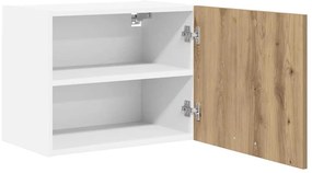 Függő szekrény Riga Artisan tölgy és fehér 50 x 31 x 40 cm