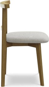 Világosszürke tömörfa étkezőszék Ohelo – Makamii