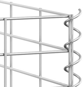 4 db vas gabion magaságyás 30 x 30 x 50 / 100 / 150 / 200 cm