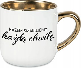 Bögre Nagy fehér Együtt Ízlelünk Minden Pillanatot Ajándék Esküvői évfordulóra