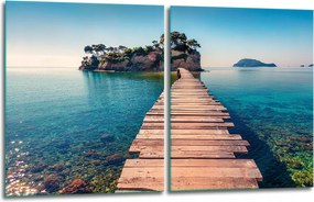 7in1 2x Üveg Tűzhelyvédő Főzőlap 40x52 Tájkép