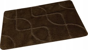 Fürdőszobaszőnyeg Barna Csúszásgátló Mosószőnyeg 50x80 cm