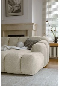 Bézs sarokkanapé (jobb oldali-heverő résszel) Shell – Miuform