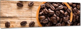 Vászonkép 60x20 Kávébab Kávé