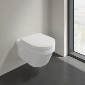 Villeroy & Boch 5684HR01 - Függesztett WC ülőkével ARCHITECTURA kerámia/fehér
