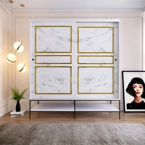 Martin 190 - White, Black, Gold