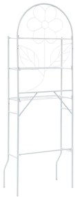 Fehér WC feletti tárolóállvány 60 x 33 x 174 cm