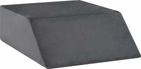 vidaXL Lábpárna Egyszínű Szürke 63 x 52 x 19 cm PU hab