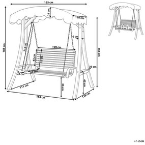 Hinta Andora (sötét fa). 1011795