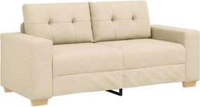 vidaXL krém szövet loveseat kanapé 180x77x82 cm