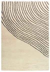 Fekete-bézs szőnyeg 80x150 cm Coastalina – Bonami Selection