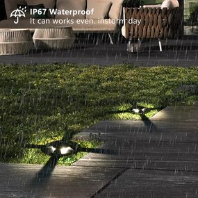 Brilagi - LED kültéri, gépjárműterhelésre alkalmas földbe süllyeszthető világítótest GROUNDRAY LED/1W/230V fekete IP67