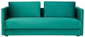 Zöld bársony kanapéágy EKSJO Beliani