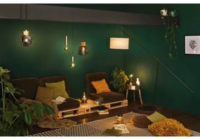 Paulmann 79736 - 1xE27/20W IBEN asztali lámpa, 230V, füstszínű