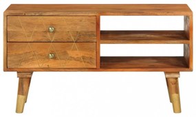 tömör mangófa TV-szekrény 85 x 35 x 47 cm