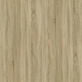 sonoma tölgy színű szerelt fa tálalóasztal 100x33x59,5 cm