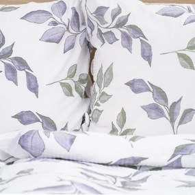 4Home Soft Leaves krep ágyneműhuzat, 140 x 200 cm, 70 x 90 cm, 140 x 200 cm, 70 x 90 cm