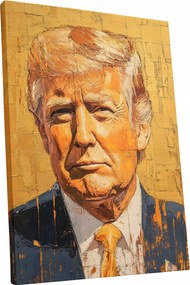 Vászonkép Donald Trump portré Trump nappali ajándék 60x80