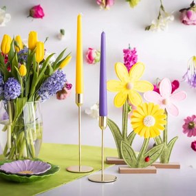 Altom Fém gyertyatartó arany, 22,5 cm