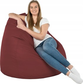 ÜlŐZSÁK Bordó XXL Öko Bőr Pufa Fotel