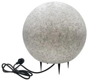 Kültéri dekorációs lámpatest LUMISTONE 1xE27/15W/230V IP65, átmérő 38 cm