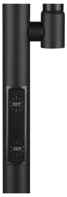Fekete LED állólámpa (magasság 178 cm) Specter – Trio