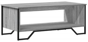 vidaXL szürke sonoma színű szerelt fa dohányzóasztal 100 x 51 x 40 cm