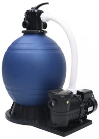 kék-fekete homokszűrő 7-állású szeleppel, 1000 W-os szivattyúval