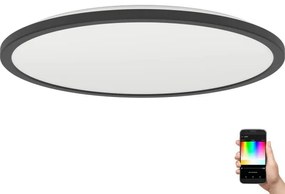 Eglo 901465-LED RGBW Dimmelhető fürdőszobai lámpa ROVITO-Z 16,8W/230V átm. 50cm IP44 fekete