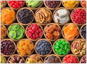 Poszterek 135x100 Aszalt gyümölcsök tálakban