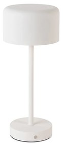 Modern asztali lámpa fehér újratölthető - Poppie