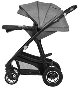 Lionelo - BIANKA 3 az 1-ben kombinált babakocsi Grey Stone