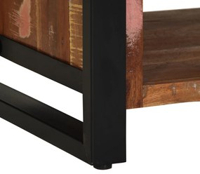 Cipőpad Többszínű 100x40x50 cm Tömör újrahasznosított fa