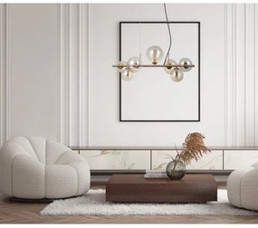 ITALUX PND-406007-7-HBR - CANELLO 7xG9/5W/230V függeszték, réz