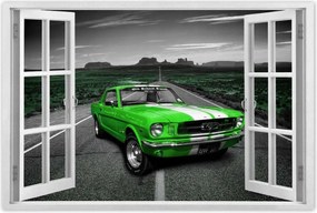 Poszterek 90x60 Lime Mustang