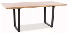 Danny étkezőasztal, artisan tölgy / fekete