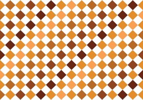 Fotótapéta - Mozaik - barna csempe (152,5x104 cm)