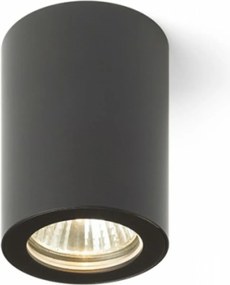 Rendl Lola 88 mennyezeti lámpa fekete, GU10, IP54, 88 mm, fürdőszobai használatra