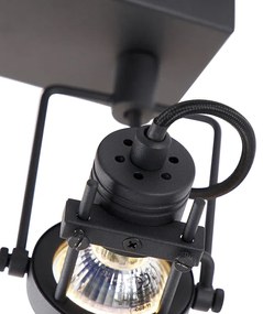 Okos spot lámpa fekete 3-as, Wi-Fi-vel GU10 - Suplux